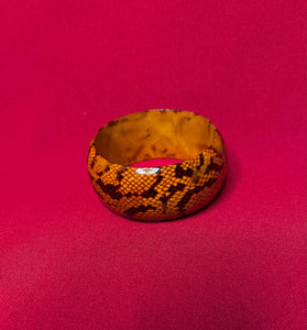 Animal Print  Wooden Bangles