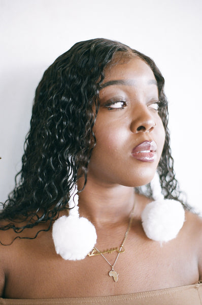 Jumbo Pom Pom Dangles (Color Variations)