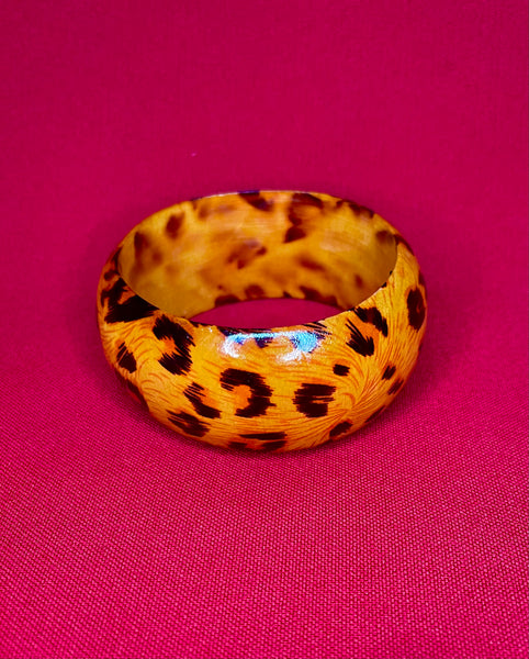 Animal Print  Wooden Bangles