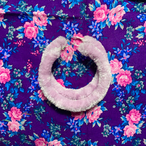 Velvet Lavender Hoops