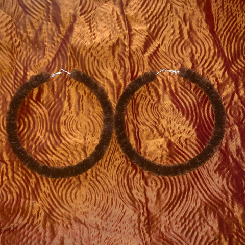 Fuzz Brown Hoops